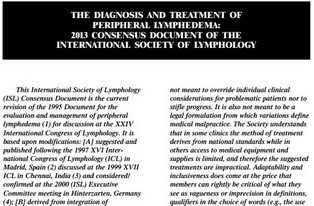 Диагноз и лечение периферической лимфедемы от ISL